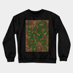 Vines (floral background) Crewneck Sweatshirt